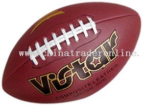 Quality synthetic leather cover rugby ball from China